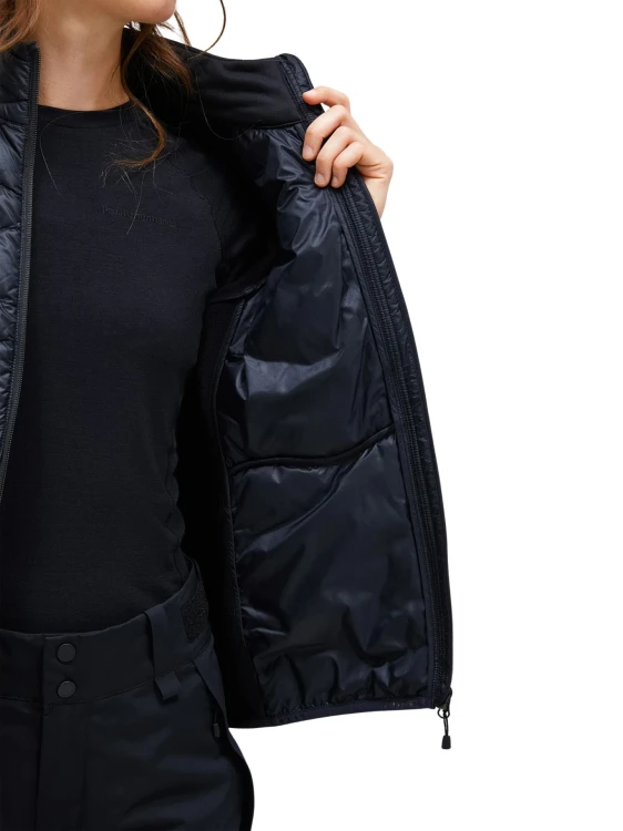 Kurtka damska Peak Performance Helium Hybrid Down black
