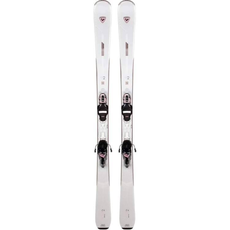 Narty Rossignol Nova 2 + Look Xpress W 10 GW B83 white sparkle