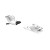 Narty Rossignol Nova 2 + Look Xpress W 10 GW B83 white sparkle