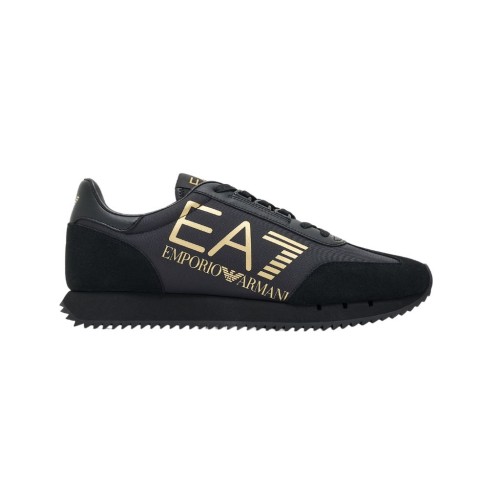 Buty sportowe męskie EA7 Emporio Armani Black and White Vintage Black