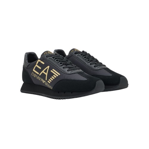 Buty sportowe męskie EA7 Emporio Armani Black and White Vintage Black