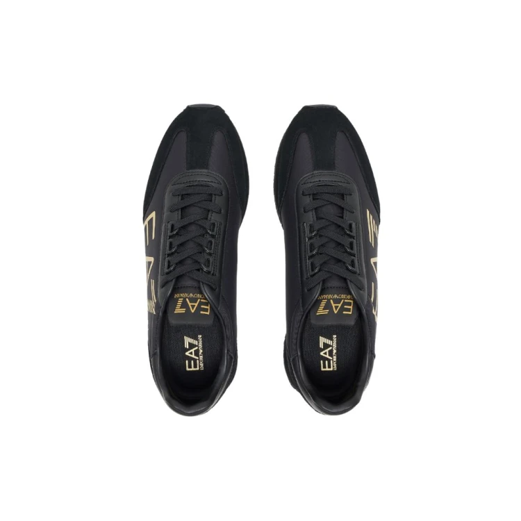 Buty sportowe męskie EA7 Emporio Armani Black and White Vintage Black