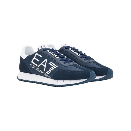 Buty sportowe męskie EA7 Emporio Armani Black and White Vintage Blue