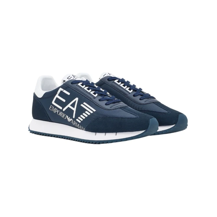 Buty sportowe męskie EA7 Emporio Armani Black and White Vintage Blue