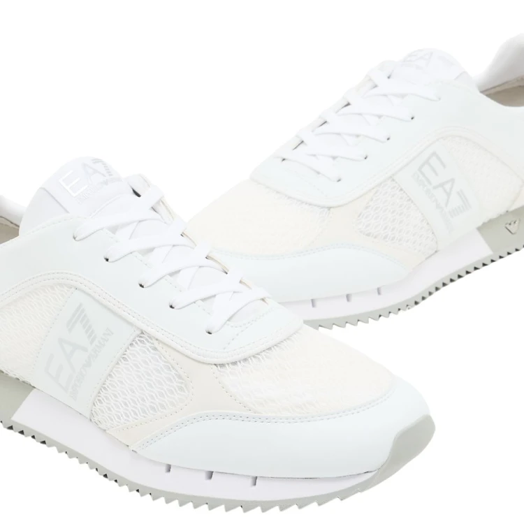 Buty sportowe damskie EA7 Emporio Armani Black and White Collection White