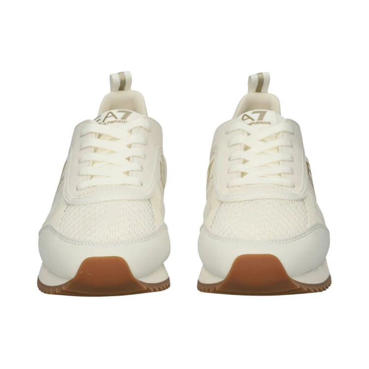 Buty sportowe damskie EA7 Emporio Armani Black and White Collection White Gold
