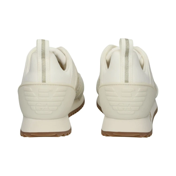 Buty sportowe damskie EA7 Emporio Armani Black and White Collection White Gold