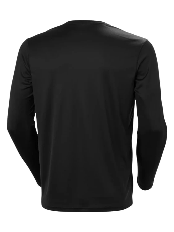 Koszulka męska Helly Hansen Tech Crew Long Sleeve 2.0 ebony
