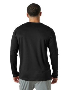 Koszulka męska Helly Hansen Tech Crew Long Sleeve 2.0 ebony