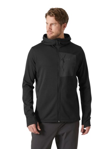 Kurtka polarowa męska Helly Hansen Versalite Hooded Fleece Jacket black