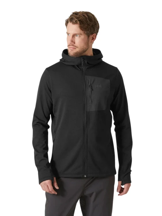 Kurtka polarowa męska Helly Hansen Versalite Hooded Fleece Jacket black
