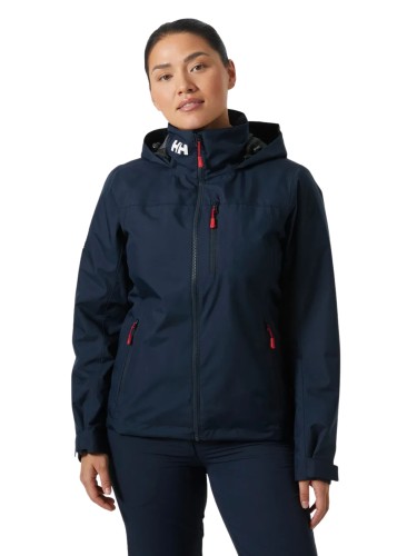 Kurtka damska Helly Hansen Crew Hooded Midlayer Jacket 2.0 navy