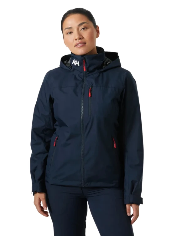 Kurtka damska Helly Hansen Crew Hooded Midlayer Jacket 2.0 navy