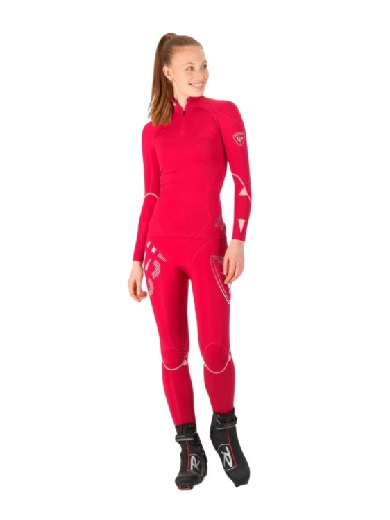 Koszulka damska Rossignol W Infini Compression Race cherry