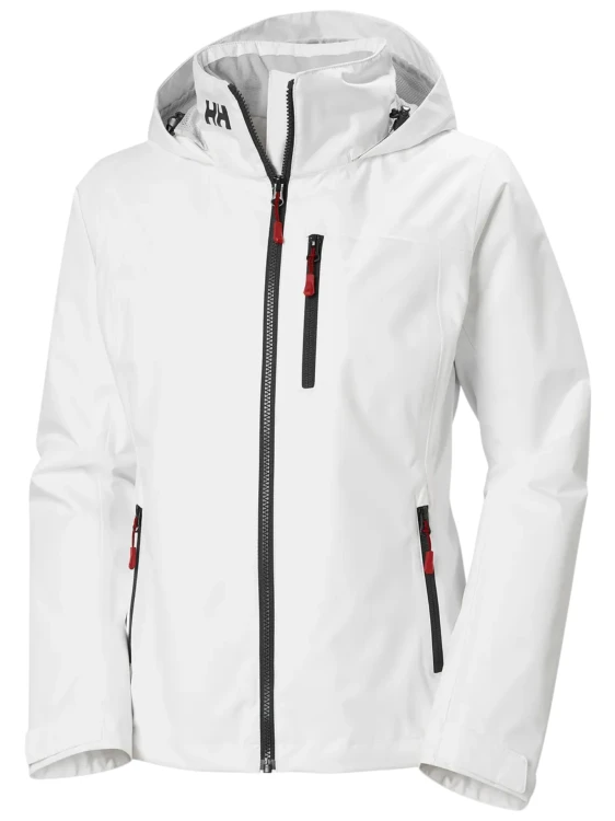 Kurtka damska Helly Hansen Crew Hooded Midlayer Jacket 2.0 white