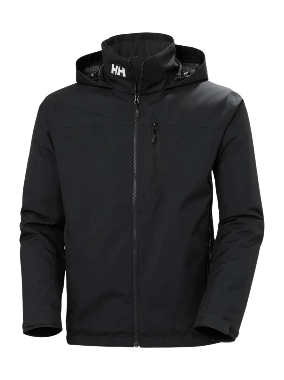 Kurtka męska Helly Hansen Crew Hooded Midlayer Jacket 2.0 black