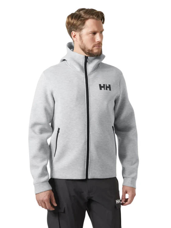 Bluza męska Helly Hansen HP Ocean Sailing Full-Zip Jacket 2.0 grey melange