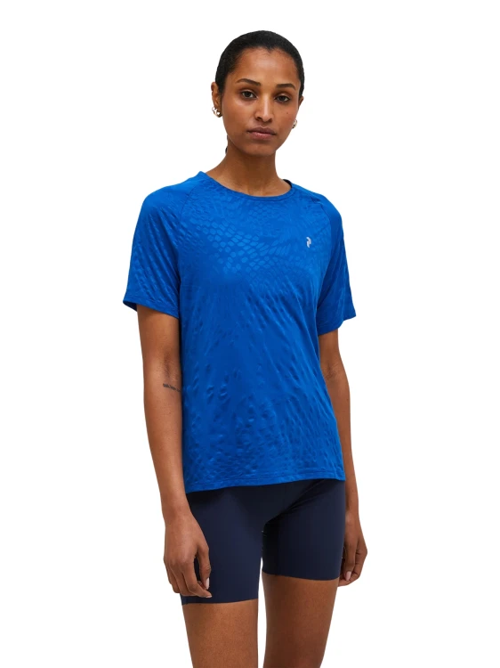Koszulka damska Peak Performance Discover T-Shirt true blue