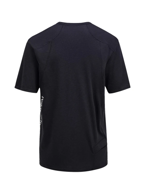 Koszulka męska Peak Performance Trail Wool Blend SS black