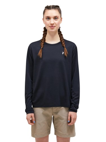 Koszulka damska Peak Performance Trail LS black