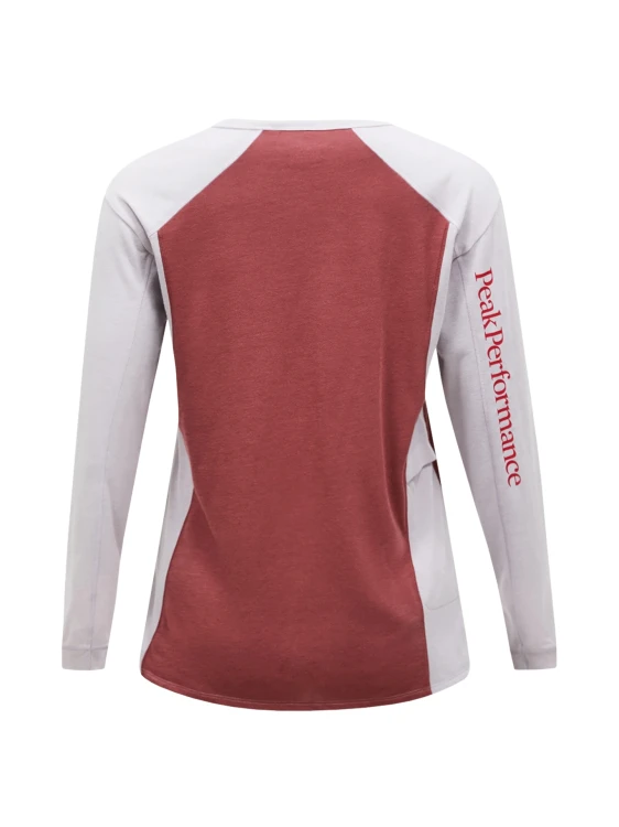 Koszulka damska Peak Performance Trail Wool Blend LS misty lavender / wild rouge