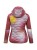 Kurtka puchowa damska Peak Performance Helium Aop Down Hybrid Hood aop / wild rouge