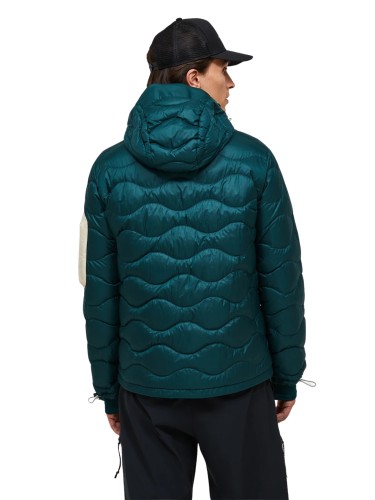 Kurtka puchowa męska Peak Performance Helium Utility Down Hood Jacket ponderosa pine / sand fog