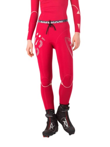 Legginsy Rossignol W Infini Compression Race cherry