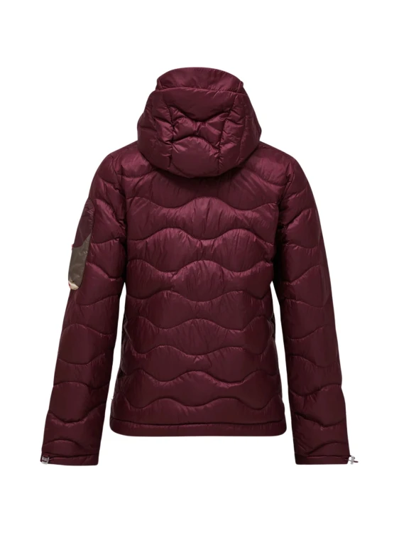 Kurtka puchowa damska Peak Performance Helium AOP Utility Down Hood porto/331 snowbank