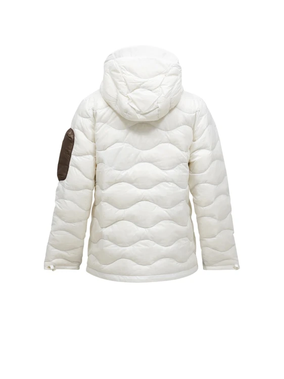 Kurtka puchowa damska Peak Performance Helium Utility Down Hood Jacket offwhite/antarctica