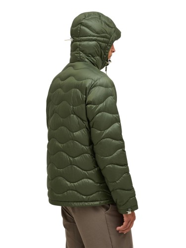 Kurtka puchowa męska Peak Performance Helium Utility Down Hood Jacket pine needle/mosswood