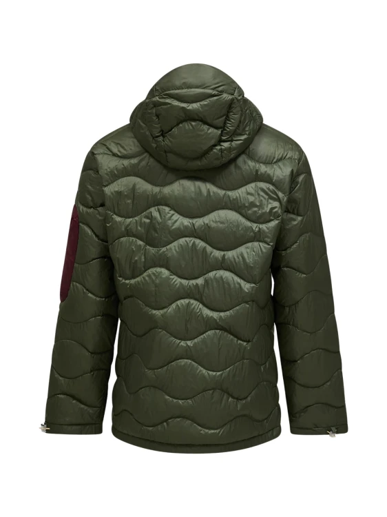 Kurtka puchowa męska Peak Performance Helium Utility Down Hood Jacket pine needle/mosswood