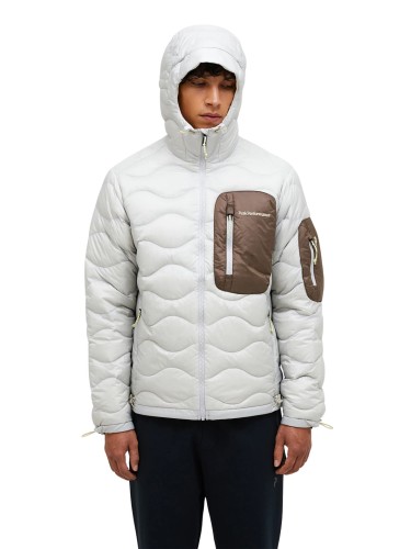 Kurtka puchowa męska Peak Performance Helium Utility Down Hood Jacket antarctica/terrain tan