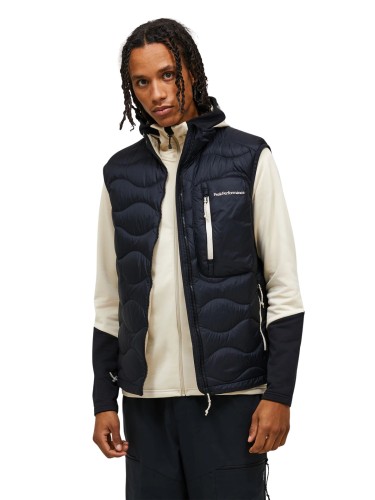 Kamizelka Peak Performance puchowa męska Helium Utility Down Vest black/sand fog