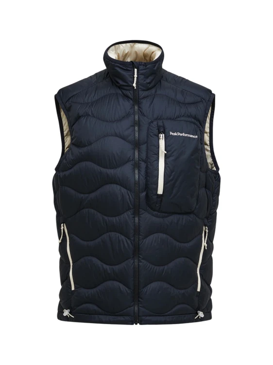 Kamizelka Peak Performance puchowa męska Helium Utility Down Vest black/sand fog