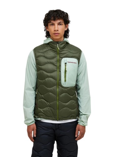 Kamizelka Peak Performance puchowa męska Helium Utility Down Vest Pine needle/frosted fern
