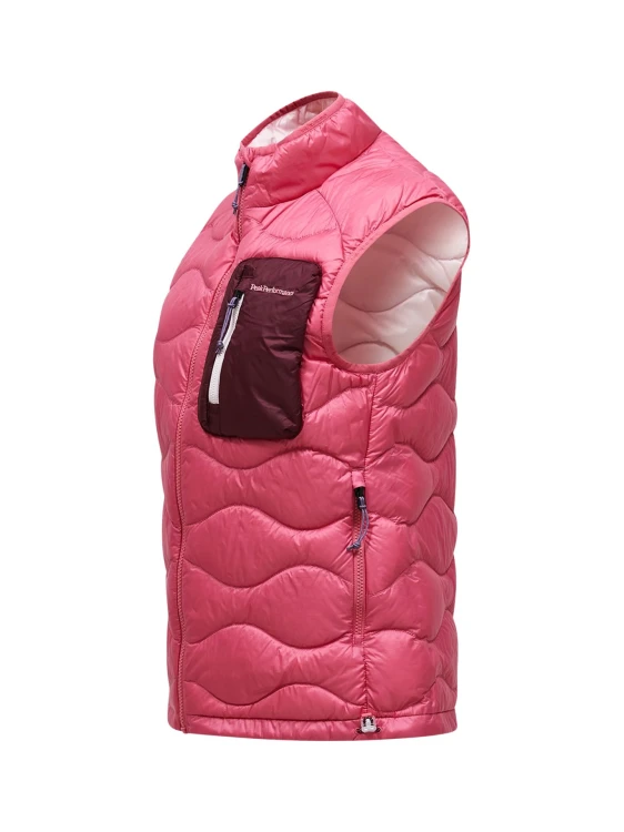Kamizelka puchowa damska Peak Performance Helium Utility Down Vest mountain blush/porto