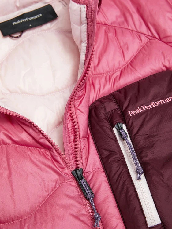 Kamizelka puchowa damska Peak Performance Helium Utility Down Vest mountain blush/porto