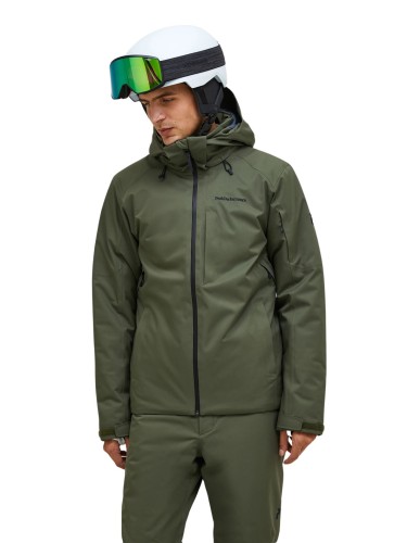Kurtka narciarska męska Peak Performance Maroon HIPE® 2L Insulated Shell pine needle