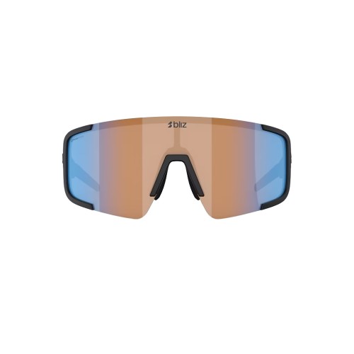 Okulary przeciwsłoneczne Bliz P003 matte black/coral/orange mirror blue