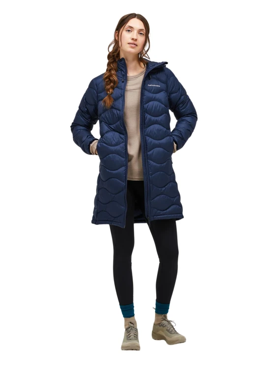 Parka damska Peak Performance Helium Down blue shadow