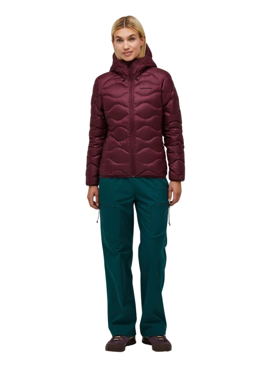 Kurtka puchowa damska Peak Performance Helium Down Hood porto/mountain blush