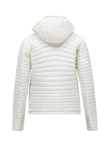 Kurtka puchowa damska Peak Performance Monolight Insulated Hood offwhite