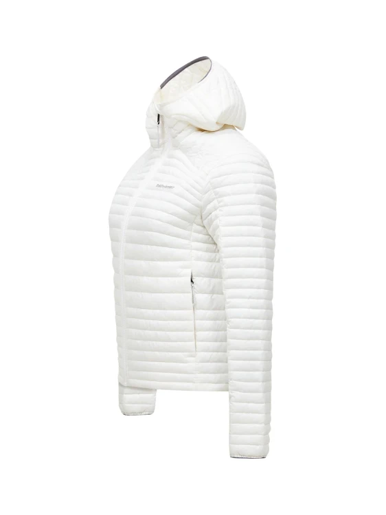 Kurtka puchowa damska Peak Performance Monolight Insulated Hood offwhite