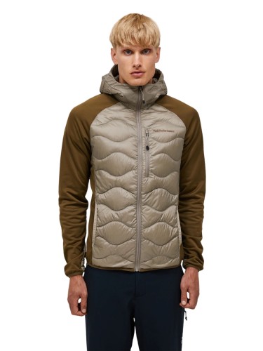 Kurtka puchowa męska Peak Performance Helium Hybrid Down Hood avid beige