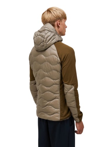 Kurtka puchowa męska Peak Performance Helium Hybrid Down Hood avid beige