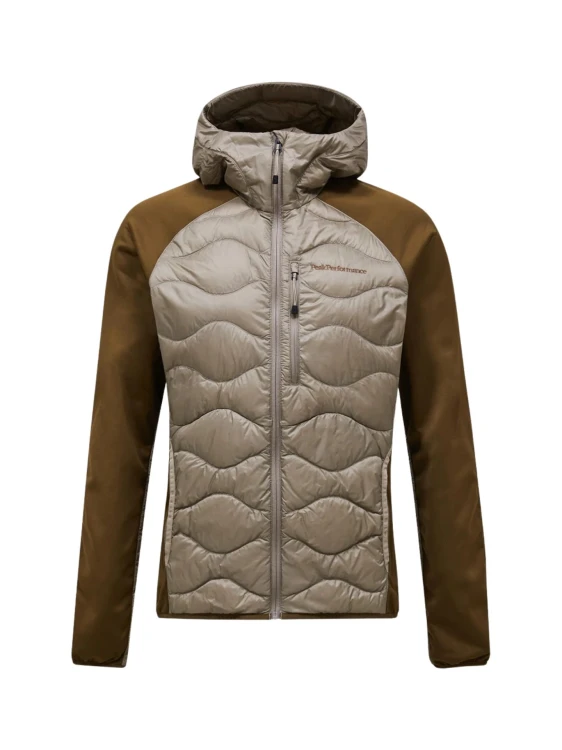 Kurtka puchowa męska Peak Performance Helium Hybrid Down Hood avid beige