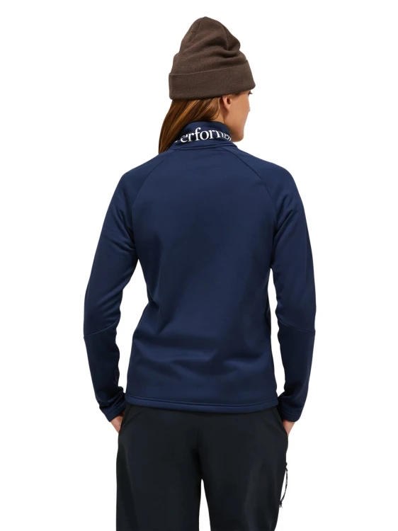 Bluza damska Peak Performance Rider Essentials Midlayer Zip blue shadow
