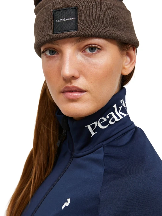 Bluza damska Peak Performance Rider Essentials Midlayer Zip blue shadow