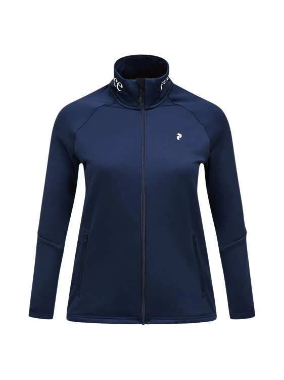 Bluza damska Peak Performance Rider Essentials Midlayer Zip blue shadow